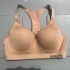 Victoria’s Secret 34C sports bra padded beige